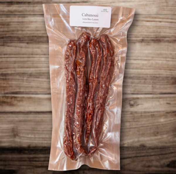 Cabanossi vom Bio-Lamm